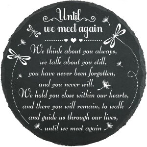 ~ ѐ 뉀 m  Memorial Stone Garden Memorial Stepping Stones Sympathy Gifts for Loved Ones Memorial Gifts Cemetery Grave Decorations TNA31 ysAiz