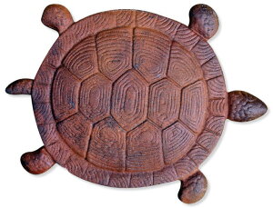 ~ ѐ 뉀 m  Sunset Vista Designs Cast Iron Turtle Garden Stepping Stone, 13-Inch long ysAiz