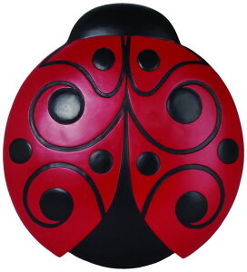 ~ ѐ 뉀 m  Spoontiques - Garden D?cor - Ladybug Stepping Stone - Decorative Stone for Garden ysAiz