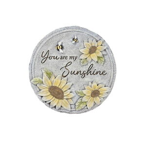 ~ ѐ 뉀 m  Roman 12h Garden Stepping Stone ? gYou are My Sunshineh Decorative Outdoor Stone ? Inspirational Yard Art, Garden Pathway Decor, Gift for Loved Ones ysAiz