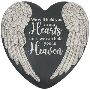 ~ ѐ 뉀 m  Memorial Stone Garden, Angel Wings Heart Memorial Stepping Stone, in Memory of Loved Ones Garden Stones Gifts for Loss of Loved Ones, Father Mother Memorial Stone TNS6 ysAiz