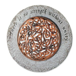 ~ ѐ 뉀 m  Roman Giftware Inc., Garden Collection, 12" D Celtic Round Stepping,Religious, Inspirational, Durable (12x1x12) ysAiz