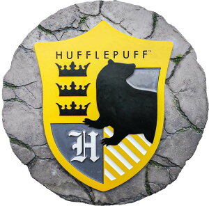 ~ ѐ 뉀 m  Spoontiques - Garden D?cor - Harry Potter Hufflepuff Stepping Stone - Decorative Stone for Garden ysAiz