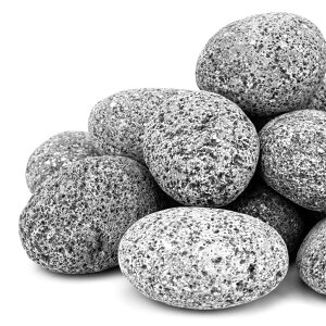 ~ ѐ 뉀 m  Pulovin 20 Pounds Lava Rocks for Gas Fireplace, 2-3 Inch Natural Volcanic Stones for Fire Pit, Indoor Gas Fireplaces, Decorative Garden Stone for Outdoor Landscaping, Walkways, Yard ysAiz