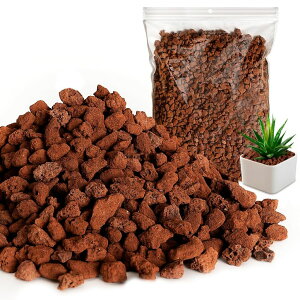 ~ ѐ 뉀 m  Red Lava Rock 10LB for Plants Garden Landscaping Decoration Aquarium Volcanic Horticultural Bonsai Terrarium Fish Tank Decorative Stone, Size from 0.25 to 0.35 Inches ysAiz