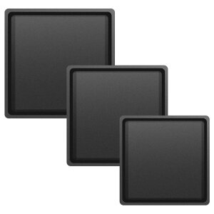 ~ ѐ 뉀 m  Kritkin 3 Size Square Stepping Stone Mold Internal Diameters 9.3" 12.6" and 14.3" Plastic Stepping Stone Molds for Concrete and Stained Glass for Garden Walk Way ysAiz