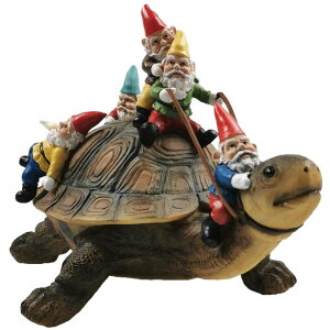 ~ ѐ 뉀 m  Sunthus Garden Gnome Turtle Statues Yard Art Resin Figurine Decorations Outdoor Garden D?cor ysAiz