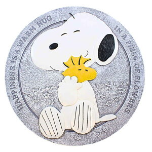 ~ ѐ 뉀 m  Roman Snoopy Hug Stepping Stone, 12-inch Diameter, Resin, Home, Garden, Outdoor ysAiz