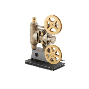 ���� �u�� �G�� �C�O Deco 79 Metal Film Decorative Sculpture Camera Home Decor Statue, Accent Figurine 11 x 5 x 15, Black �y���s�A���i�z