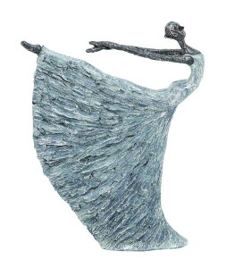 "���� �u�� �G�� �C�O Deco 79 Polystone Dancer Decorative Sculpture Home Decor Statue, Accent Figurine 12"" x 3"" x 16"", Gray �y���s�A���i�z"