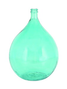 "���� �u�� �G�� �C�O Deco 79 Glass Decorative Vase Spanish Centerpiece Vase, Flower Vase for Home Decoration 15"" x 15"" x 22"", Teal �y���s�A���i�z"