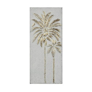 ���� �u�� �G�� �C�O Deco 79 Metal Tree Home Wall Decor Relief Palm Wall Sculpture with Gold Detailing, Wall Art 14 x 1 x 33, Gold �y���s�A���i�z