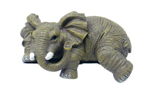 ���� �u�� �G�� �C�O Nature's Mark Elephant Shelf Sitter Resin Statue Figurine Home Decorative Accent D?cor - 2.5 H x 6 W �y���s�A���i�z