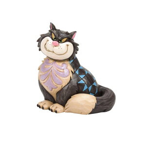 ���� �u�� �G�� �C�O Enesco Disney Traditions Collection by Jim Shore Cinderella Lucifer the Cat Miniature Figurine- Stone Resin Hand Painted Crafted Collectible Disney Princess Mini Figurines Home Decor Statue, 3.75 Inch �y���s�A���i�z