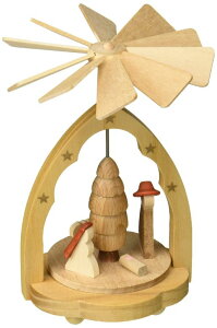 ���� �u�� �G�� �C�O Alexander Taron 1721 Richard Glaesser Mini Pyramid-Nativity in Natural Finish-4.25 H W x 3.25, Brown �y���s�A���i�z