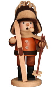 ���� �u�� �G�� �C�O Alexander Taron Christian Ulbricht Decorative Skier (Natural) Smoker - 10.25 H x 4.5 W x 5 D �y���s�A���i�z