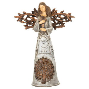 ���� �u�� �G�� �C�O Roman Giftware Inc., Inspirational Heavenly Blessings Collection, 9 H Tree of Life Angel W/Cross,Religious, Inspirational, Durable (6x2x9) �y���s�A���i�z