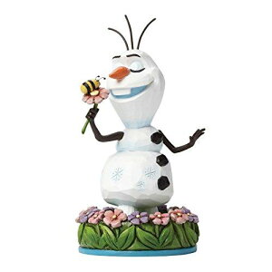 fBYj[gfBV GlXR Enesco Jim Shore W VA AiƐ̏ ؒ蒲tBMA t[Y ԂIt Disney Traditions Frozen Olaf with Flowers Figurine y LN^[ l` 