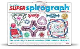 Kahootz Toy製 スーパー スピログラフ セット Super Spirograph Kit 【 8歳以上 家族で 螺旋模様 デザイン 50周年記念記念ゴールドギア入り 】 【並行輸入品】