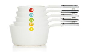 IN\[OXO Obh Obv vX`bN WO Jbv 6s[X zCg Good Grips Plastic Measuring Cups, 6-Piece, White y y Jbv Xv[ ЂႭ Xibv\ ̉ tbNt