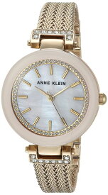 アンクライン Anne Klein 女性用 腕時計 レディース ウォッチ ピンク AK/1906PMGB 女性らしいデザイン かわいい 【並行輸入品】