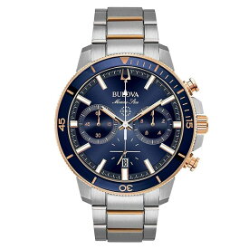 ブローバ Bulova 男性用 腕時計 メンズ ウォッチ クロノグラフ ブルー 98B301 【並行輸入品】