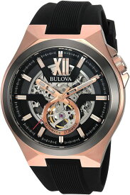 ブローバ Bulova 男性用 腕時計 メンズ ウォッチ ブラック 98A177 【並行輸入品】