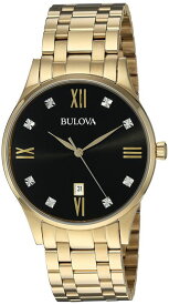 ブローバ Bulova 男性用 腕時計 メンズ ウォッチ ブラック 97D108 【並行輸入品】