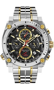 �u���[�o Bulova �j���p �r���v �����Y �E�H�b�` �u���b�N 98B228 �y���s�A���i�z