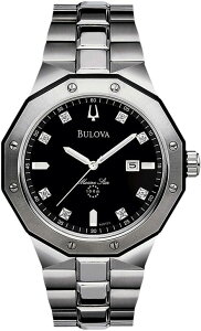 �u���[�o Bulova �j���p �r���v �����Y �E�H�b�` �u���b�N 98D103 �y���s�A���i�z