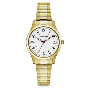 �u���[�o Bulova �����p �r���v ���f�B�[�X �E�H�b�` �z���C�g 44M113 �y���s�A���i�z