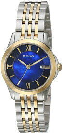 ブローバ Bulova 女性用 腕時計 レディース ウォッチ ブルー 98M124 【並行輸入品】