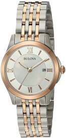 ブローバ Bulova 女性用 腕時計 レディース ウォッチ ホワイト 98M125 【並行輸入品】