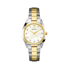 ブローバ Bulova 女性用 腕時計 レディース ウォッチ ホワイト 98P145 【並行輸入品】