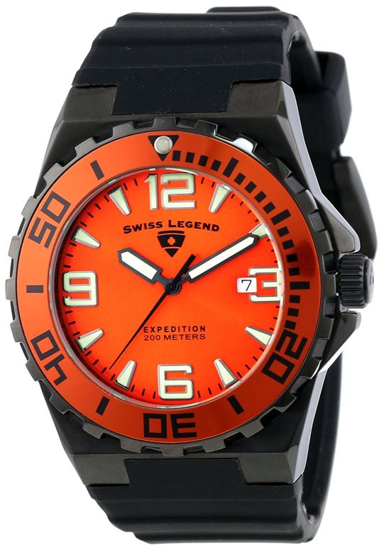 スイスレジェンド Swiss Legend 男性用 腕時計 メンズ ウォッチ オレンジ 10008-BB-06-OB 