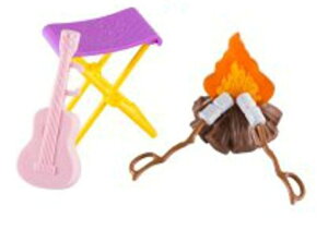 Barbie o[r[ Camping Fun Accessory Pack Campfire 6 Pieces ysAiz