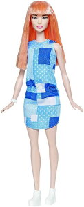 Barbie o[r[ Fashionistas #60 Patchwork Denim doll l` ysAiz