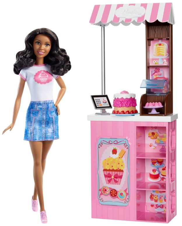 バービー人形 海外 新色追加して再販 バービー コレクター バービードール アメリカ Barbie 予約 Careers Brunette 人形 Shop おもちゃ 並行輸入品 Bakery doll プレイセット