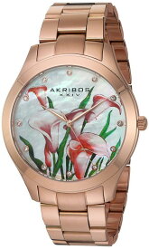 アクリボス Akribos XXIV 女性用 腕時計 レディース ウォッチ パール AK953FRG 【並行輸入品】