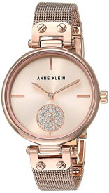 アンクライン Anne Klein 女性用 腕時計 レディース ウォッチ ローズゴールド AK/3000RGRG 女性らしいデザイン かわいい 【並行輸入品】