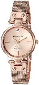 アンクライン Anne Klein 女性用 腕時計 レディース ウォッチ ローズゴールド AK/3002RGRG 女性らしいデザイン かわいい 【並行輸入品】