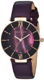 アンクライン Anne Klein 女性用 腕時計 レディース ウォッチ パープル AK/3272RGPL 女性らしいデザイン かわいい 【並行輸入品】