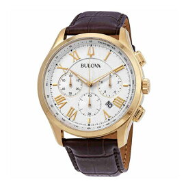 ブローバ Bulova 男性用 腕時計 メンズ ウォッチ ホワイト 97B169 【並行輸入品】