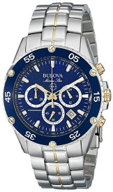 ブローバ Bulova 男性用 腕時計 メンズ ウォッチ クロノグラフ ブルー 98H37 【並行輸入品】