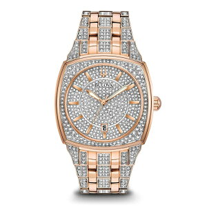 �u���[�o Bulova �j���p �r���v �����Y �E�H�b�` �V���o�[ 98B324 �y���s�A���i�z