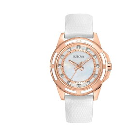 ブローバ Bulova 女性用 腕時計 レディース ウォッチ パール 98P119 【並行輸入品】