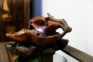   ̃IuWF e[ugbvt@Ee CeA Alpine WIN622 Tabletop Leaf Fountain with White LED LightAlpine WIN622 Tabletop Leaf Fountain with White LED Light ysAiz