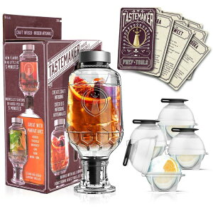 Rv[g JNeVF[J[ Ct[U[ Zbg z[o[Lbg ەX ACX{[[J[4 10̉pꃌVs Complete Cocktail Shaker Infuser Set / Active Infusion Alcohol Cocktail Mixologi