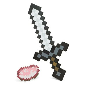ŠƓؓ }CNtg ThinkGeek Minecraft Iron Sword and Raw Porkchop Adventure Kit - Officially-Licensed Minecraft Merchandise ysAiz