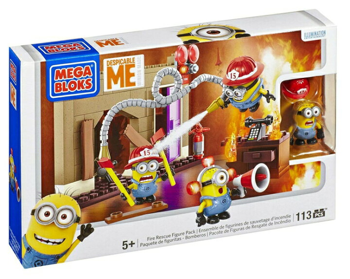 楽天市場 ミニオンズ メガブロック ミニオン ディスピカブルミー ファイヤーレスキュー Mega Bloks Despicable Me Fire Rescue 並行輸入品 Mj Market